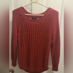 Calvin Klein Jeans Textured Red Sweater